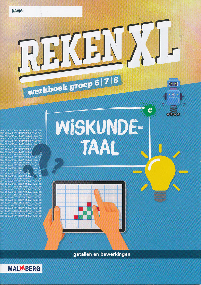 RekenXL Werkboek Wiskunde taal groep 6/7/8 (per stuk)