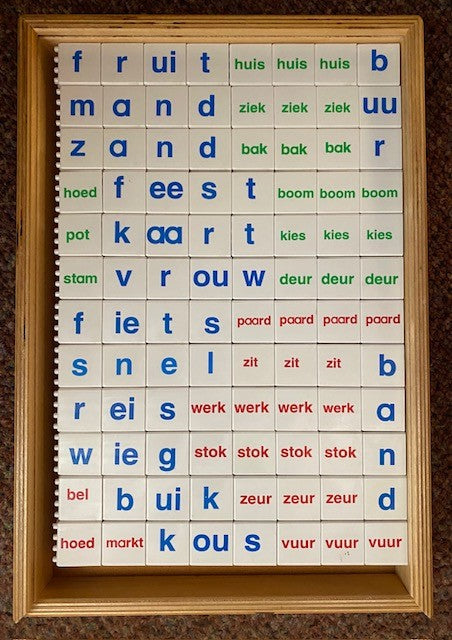 Jegro Woordblokjes (fruit-huis-mand-ziek)