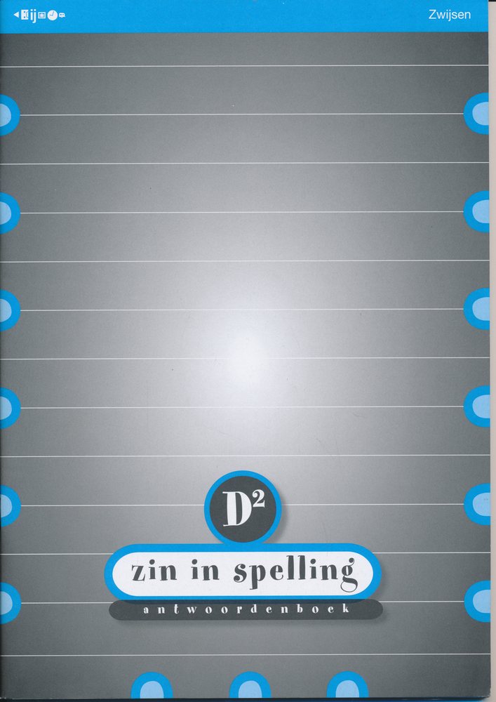 Zin in Spelling versie 2 Antwoordenboek D2 groep 7