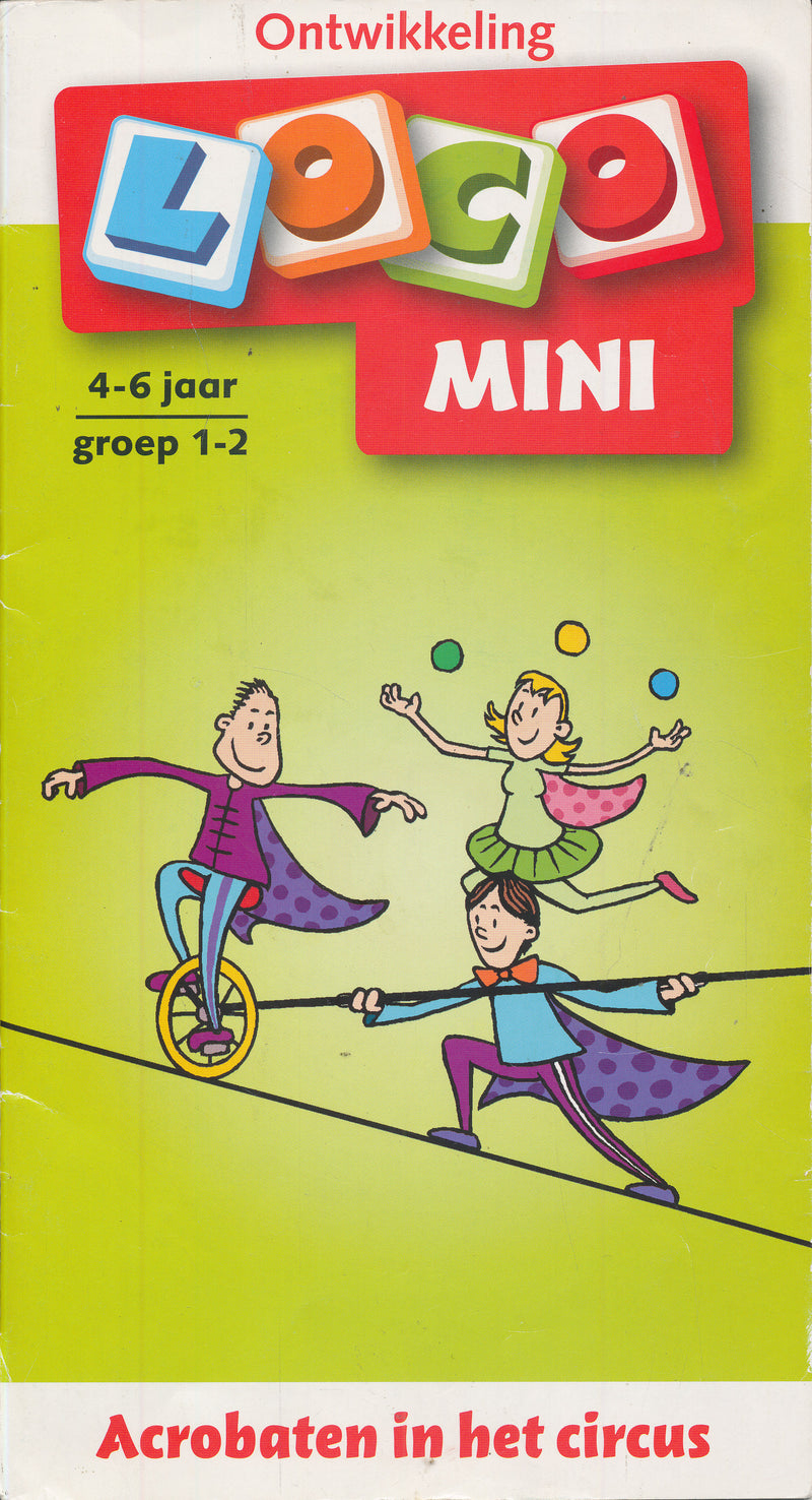 Mini Loco Ontwikkeling Acrobaten in het circus groep 1-2
