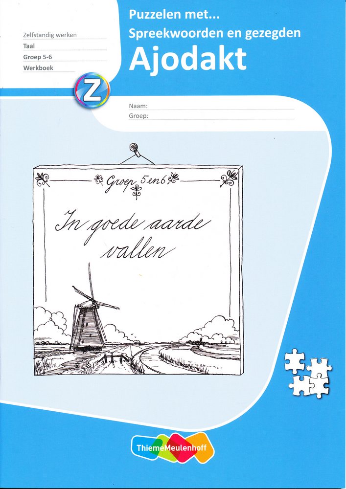 Ajodakt Puzzelen met Spreekwoorden en Gezegden groep 5-6 (per stuk)