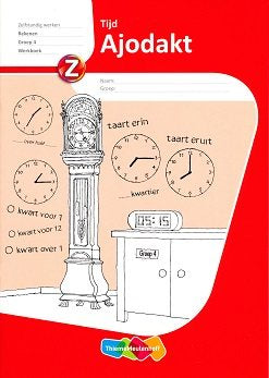 Ajodakt Rekenen Werkboek Tijd groep 3 (per stuk)