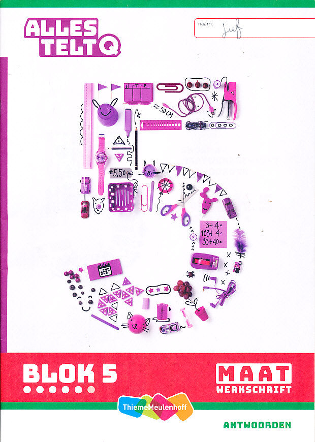 Alles Telt Q Antwoorden Werkschrift Maat blok 5 groep 5