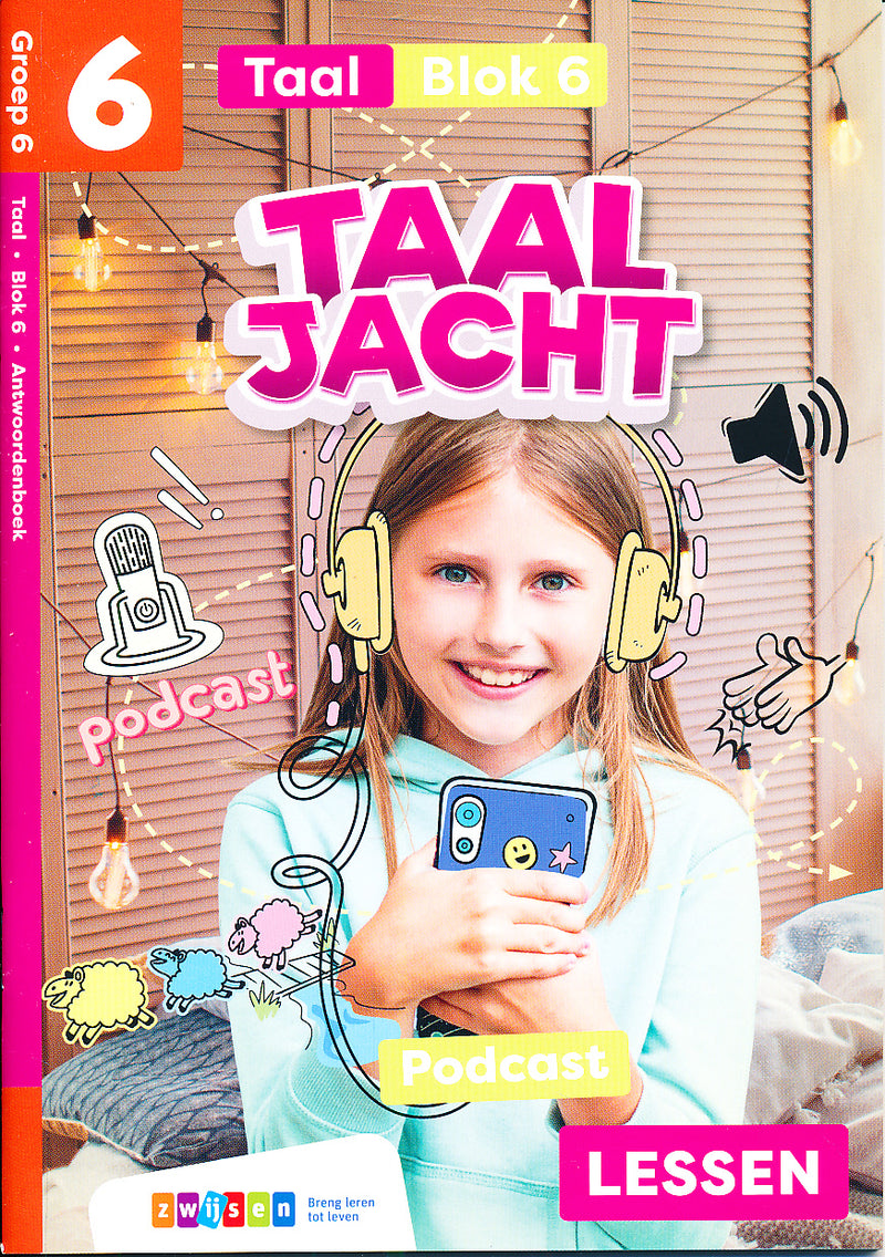 Taaljacht Antwoordenboek Taal groep 6 blok 6