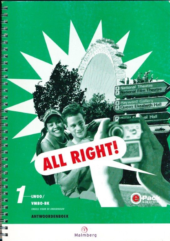 All Right versie 1 antwoordenboek 1 LWOO/VMBO-BK