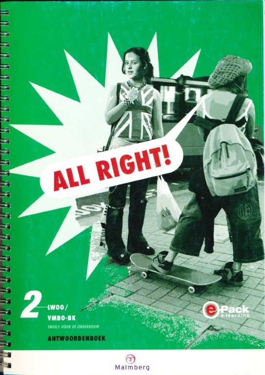 All Right versie 1 antwoordenboek 2 LWOO/VMBO-BK