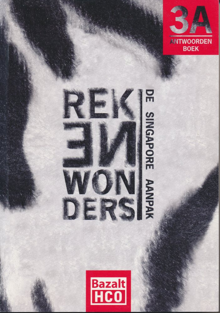 Rekenwonders Antwoordenboek 3A
