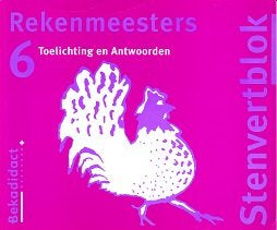 Stenvert Antwoorden Rekenmeesters 6 groep 8