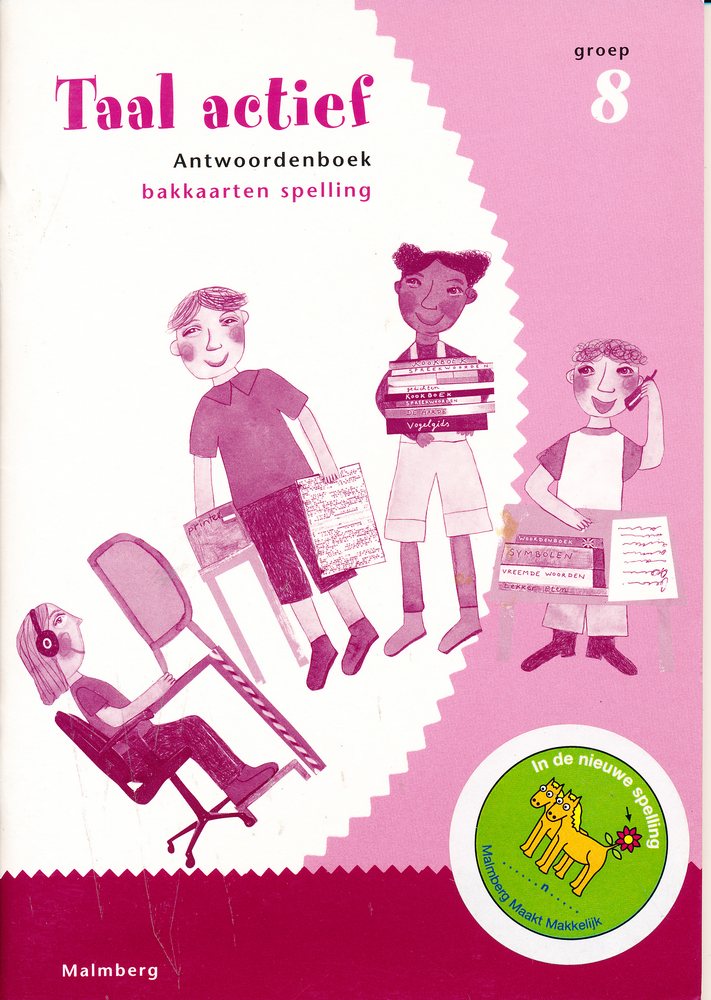 Taal Actief versie 3 Antwoordenboek Bakkaarten groep 8