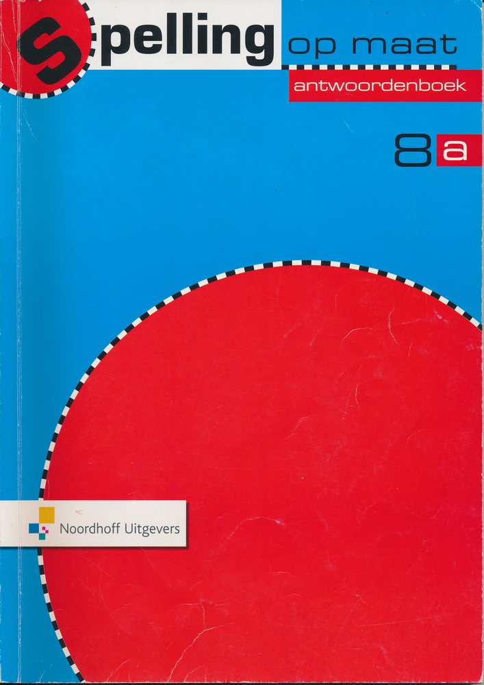 Spelling op Maat versie 2 Antwoordenboek 8A