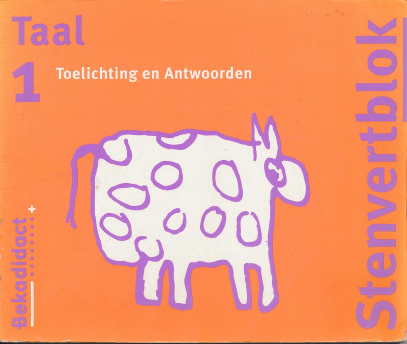 Stenvert Antwoorden Taal 1 groep 3