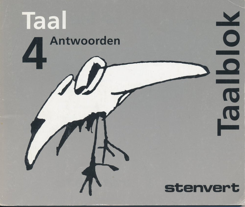 Stenvert Antwoorden Taal 4 groep 6  (grijs)