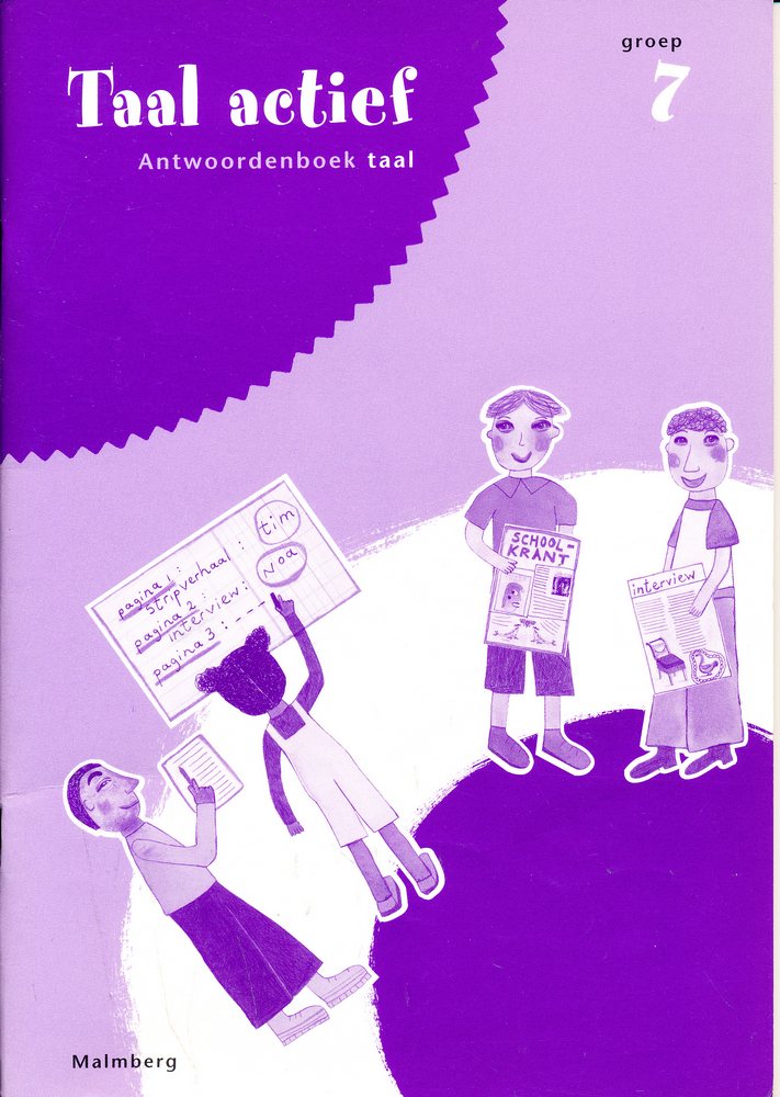 Taal Actief versie 3 Antwoordenboek Taal groep 7