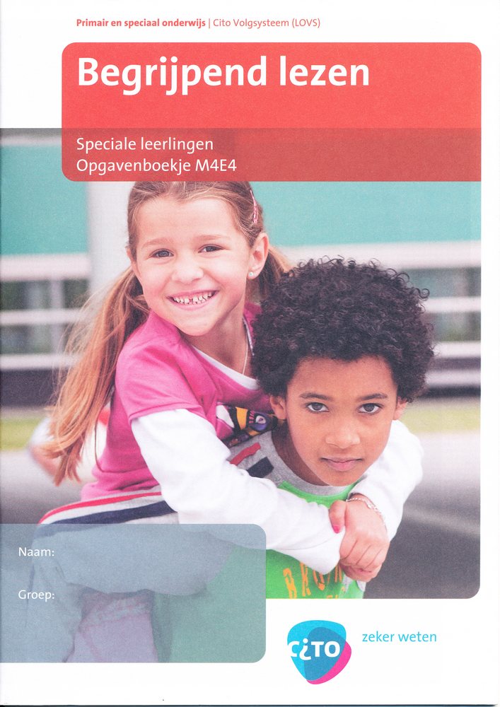 CITO/LOVS opgavenboekje Speciale Leerlingen BL M4/E4