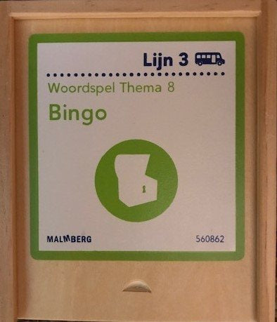 Lijn 3 Woordspel Thema 8 Bingo