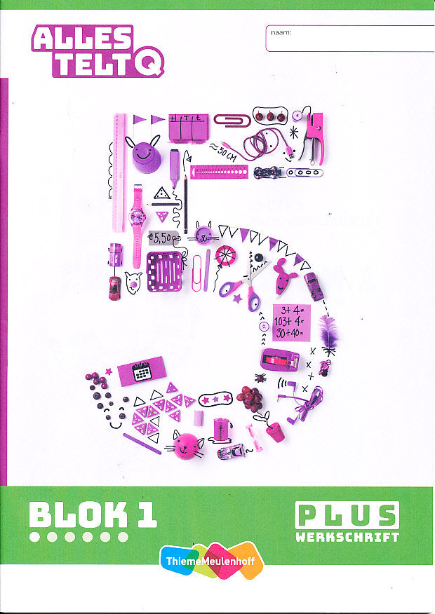 Alles Telt Q Werkschrift Plus blok 1 groep 5 (per stuk)