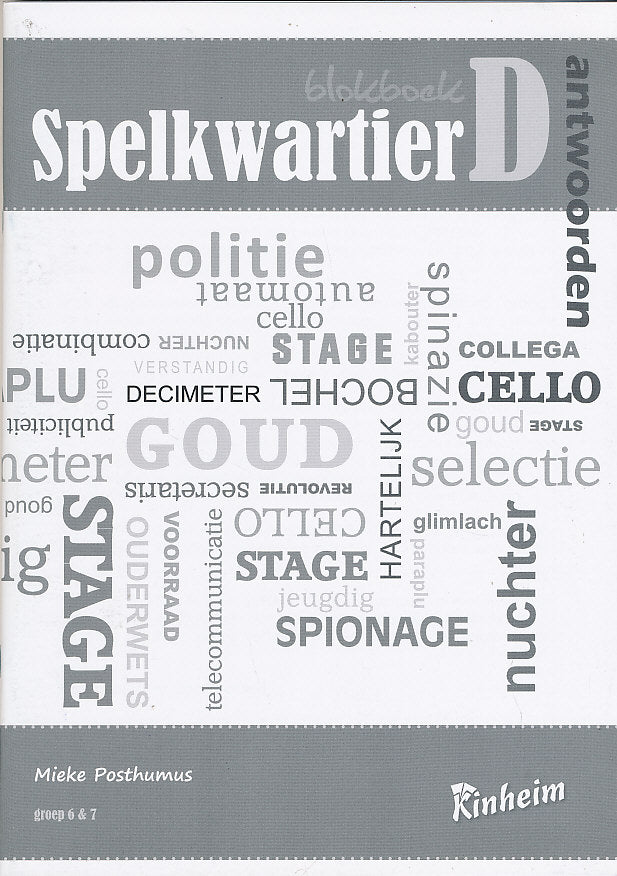 Kinheim Antwoorden Blokboek Spelkwartier D