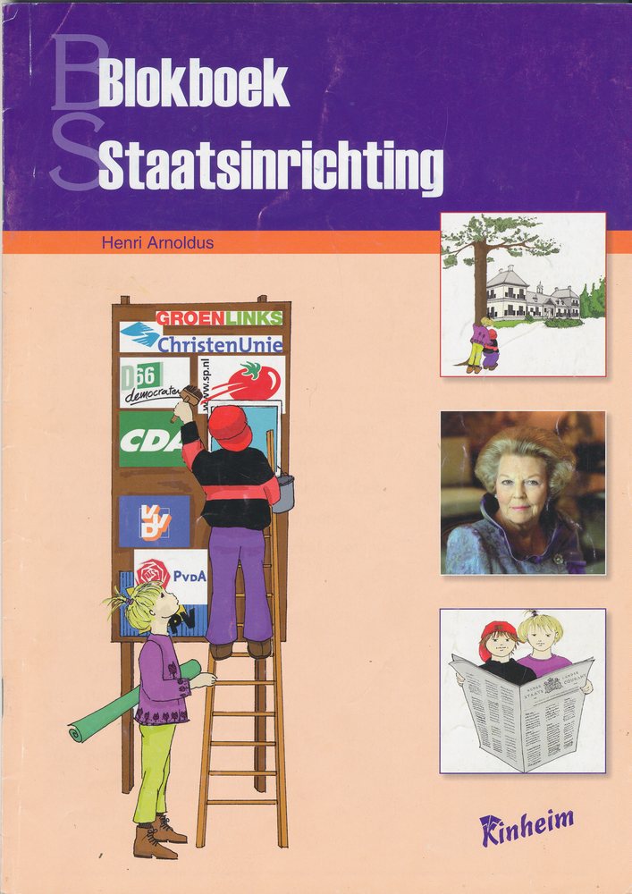 Kinheim Blokboek Staatsinrichting groep 7/8 (zie omschrijving)