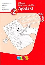 Ajodakt Cijferend optellen en aftrekken groep 5 (per stuk)