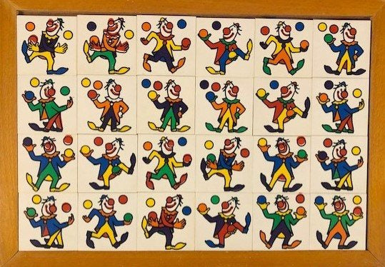 Memory clowns ballen hoge moeilijkheidsgraad