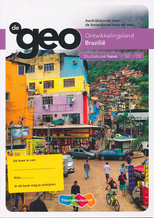 de Geo 5e editie Ontwikkelingsland Studieboek Havo