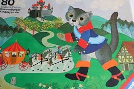 Puzzel de Gelaarsde kat (80 stukjes)