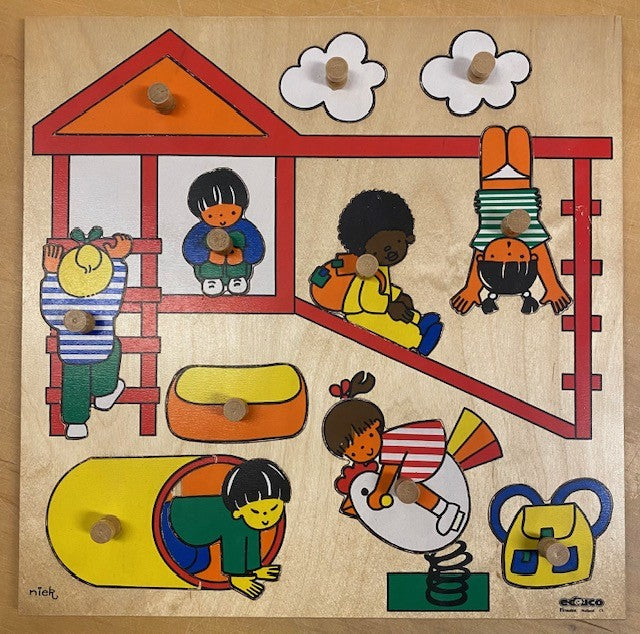 Educo Inlegpuzzel speeltuin (11 stukjes)