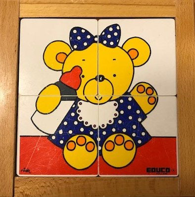 Educo puzzel Meisjes beer (zie omschrijving)