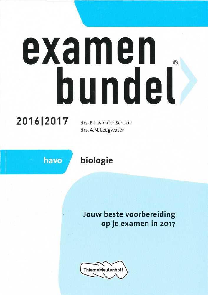 Examenbundel Biologie Havo 2016/2017