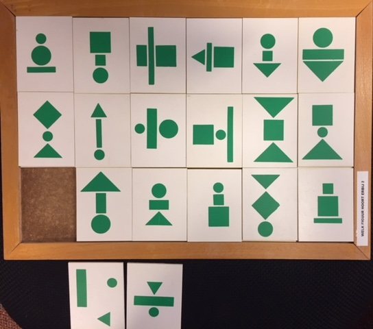 Welk geometrisch figuur hoort erbij groen (zie afbeelding)