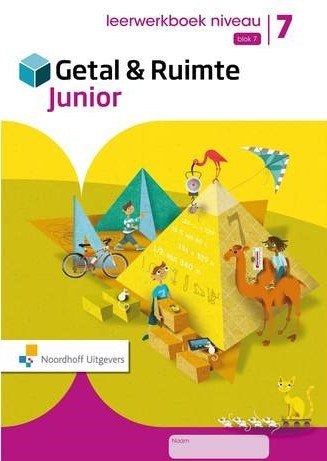 Getal en Ruimte Junior leerwerkboek NIVEAU blok 7 groep 7 (per stuk)