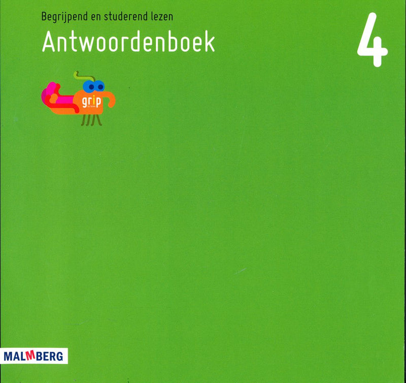 Grip op Lezen antwoordenboek groep 4