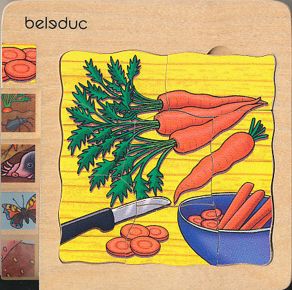 Groeipuzzel Wortel (4 lagen)