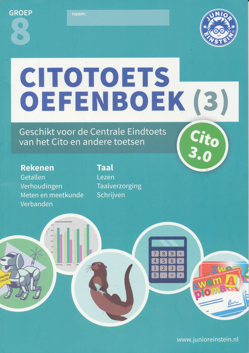 Junior Einstein Citotoets oefenboek deel 3 groep 8 (per stuk)