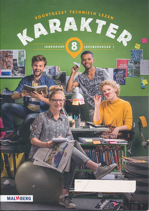 Karakter Leeswerkboek 1 groep 8 (per 5 stuks)
