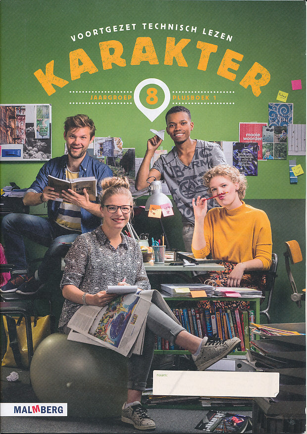 Karakter Plusboek 1 groep 8 (per stuk)