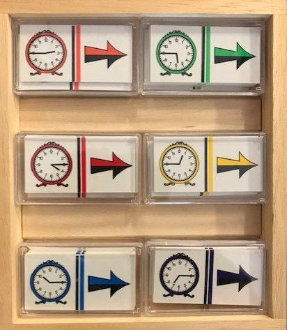 Klok domino 2 (kwart voor en kwart over)