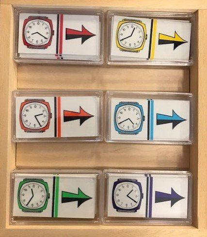 Klok domino 4 (zie omschrijving)