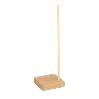 Houten kralen standaard