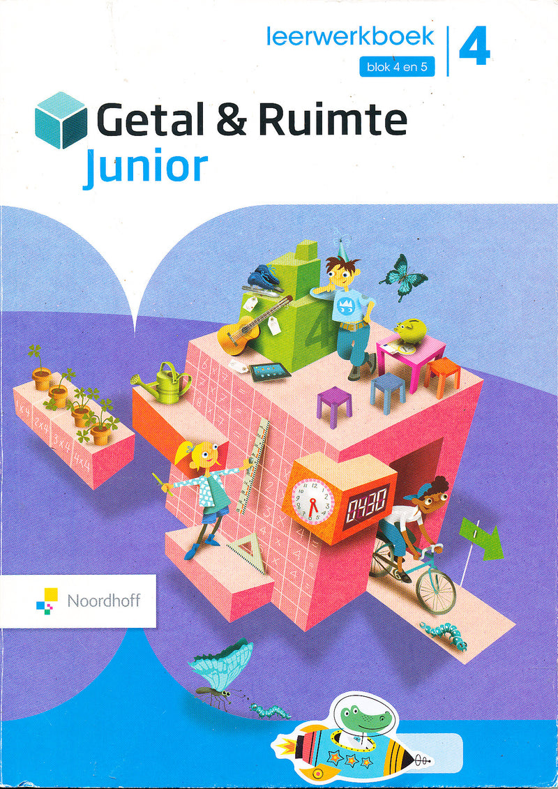 Getal en Ruimte Junior leerwerkboek blok 4 en 5 groep 4 (per stuk)