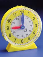 Leerlingenklokje groot model 11 cm. doorsnede
