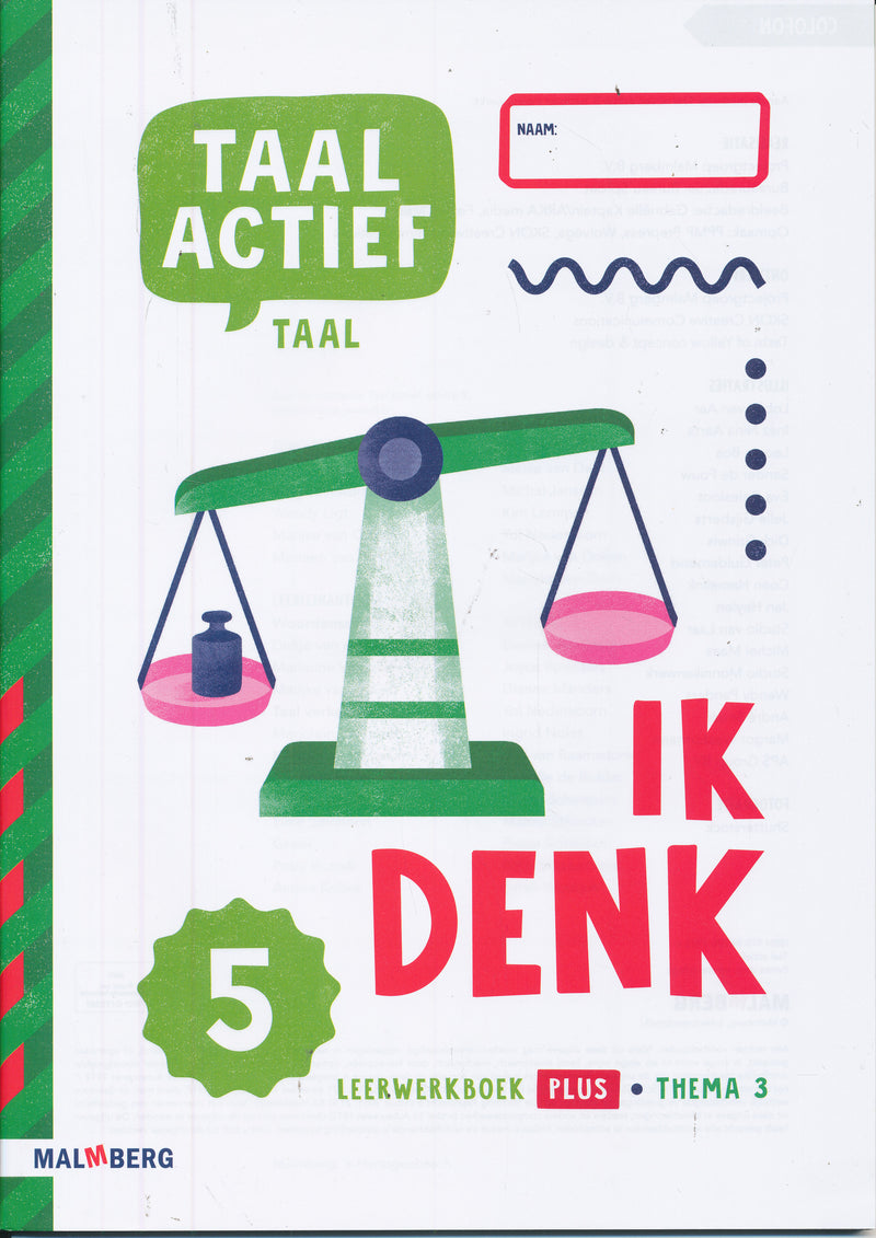 Taal Actief versie 5 Leerwerkboek Plus Taal thema 3 groep 5