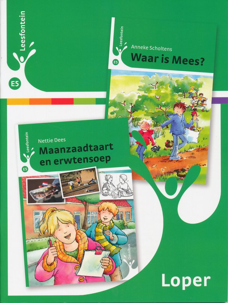 Leesfontein loper E5 Waar is Mees? en Maanzaadtaart  (per stuk)