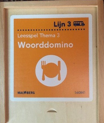 Lijn 3  Leesspel Thema 3, Woorddomino