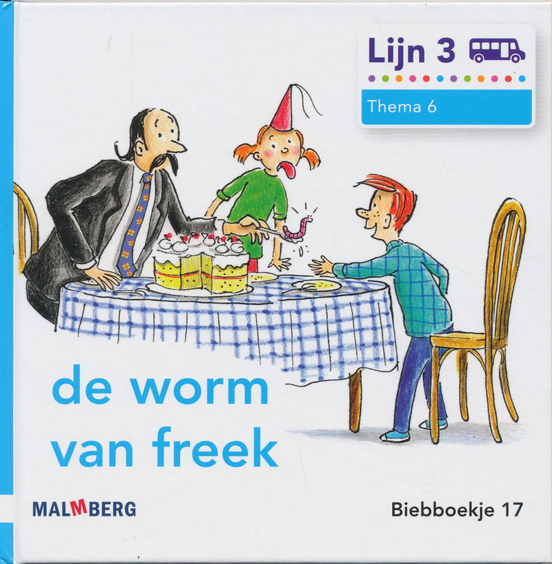 Lijn 3 Biebboekje 17, thema 6, de worm van freek