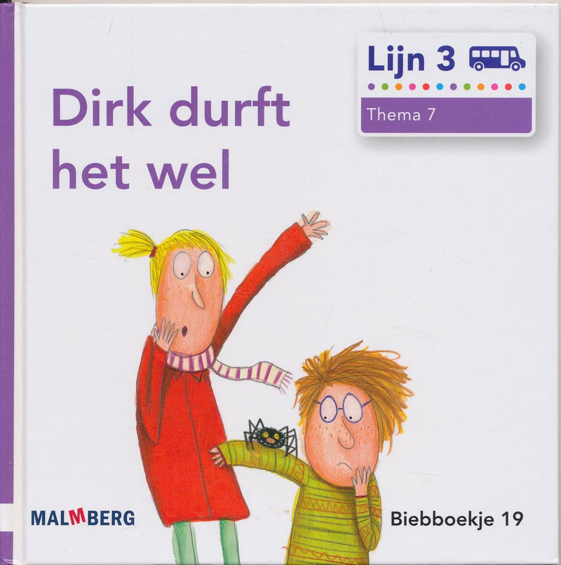 Lijn 3 Biebboekje 19, thema 7, Dirk durft het wel