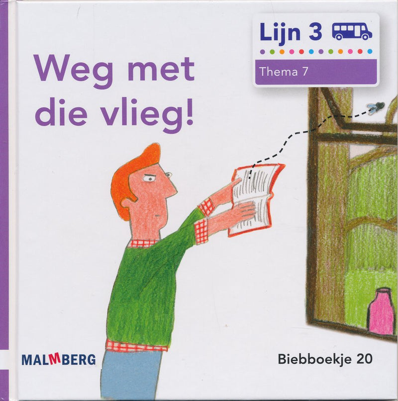 Lijn 3 Biebboekje 20, thema 7, Weg met die vlieg!