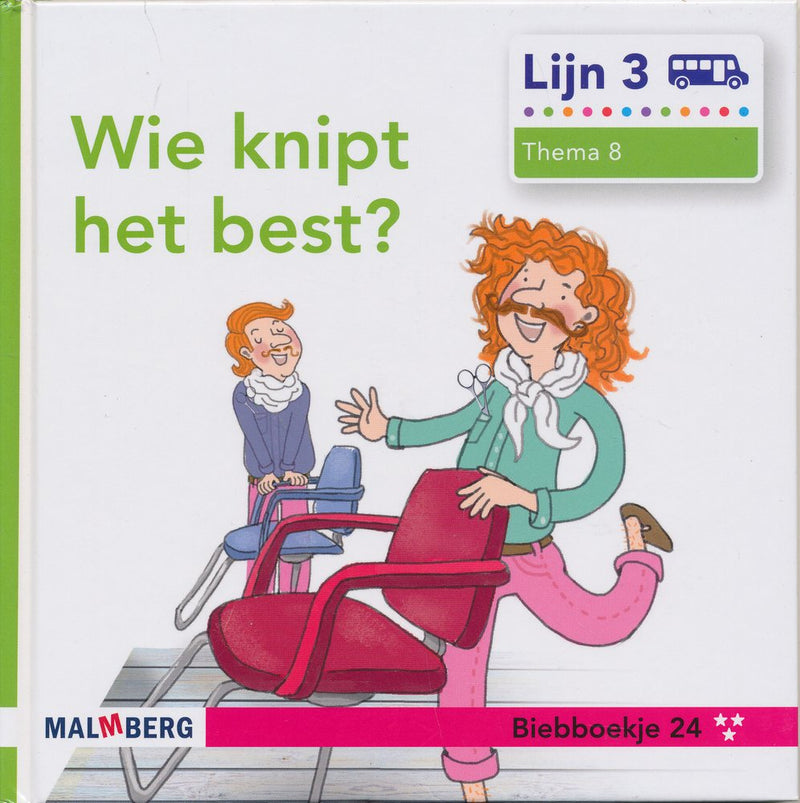 Lijn 3 Biebboekje 24***, thema 8, Wie knipt het best?