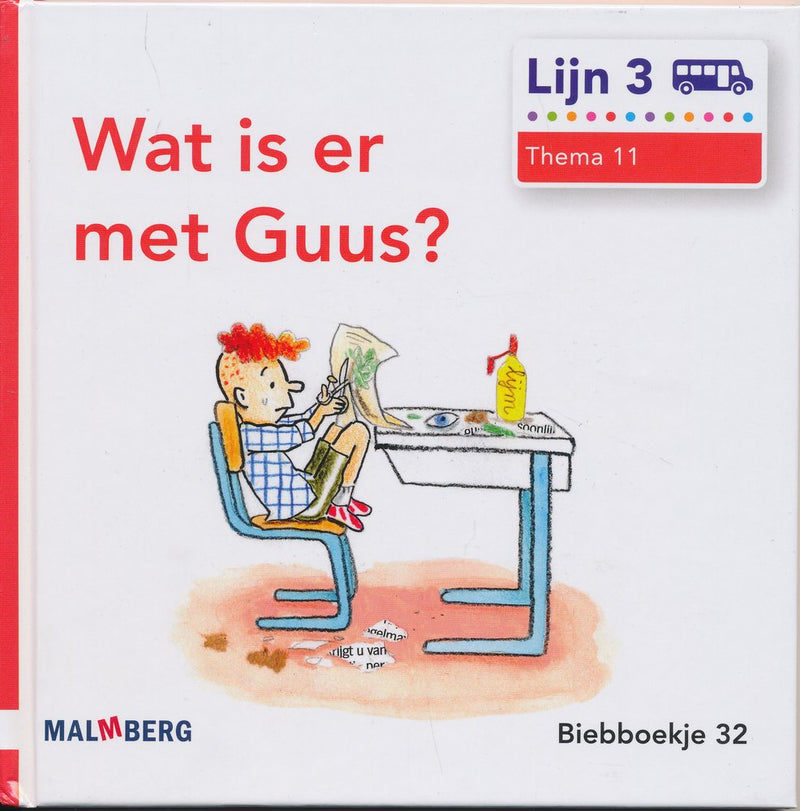 Lijn 3 Biebboekje 32, thema 11, Wat is er met Guus?