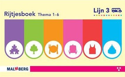 Lijn 3 Rijtjesboek thema 1-6 *** (3 sterren)